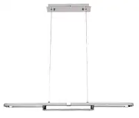 RABALUX Contessa, LED visilica crna metal, 48W, 2900lm, 4000K, 100cm, podesiva visina: 50-120cm