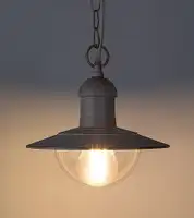 RABALUX Oslo spoljna visilica E27 60W belo/zlato IP44