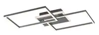 RABALUX Athelstan, LED plafonska lampa, srebrna 40W 2900lm-4300lm, 4000K