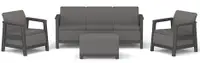 KETER Scandi linea III sa box stolom grafit