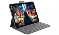 Logitech Slim Folio Keyboard Case for iPad (10th gen) - Grey - UK