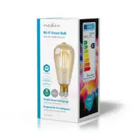 NEDIS LED FILAMENT BULB E27 ST64 5W 500lm