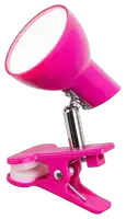RABALUX Noah, clip lamp, rose, LED 5W