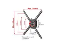 BARKAN BM300R LCD TV zglobni zidni nosac do 65 inca