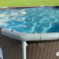 AVENLI Jilong Frame Oval Pool Set Rattan 12024EU 427*275*100cm