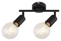 RABALUX Lamar, metal spot , E27 2xMAX 40W, mat crna