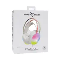 WHITE SHARK GH 2444 PEACOCK 2 White, Headset