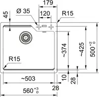 FRANKE-IT UBG 610-50 sahara 114.0686.791