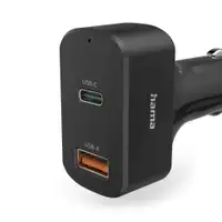 HAMA Univerzalni USB-C, 5-20V/65W, PD, auto punjac za laptop