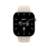 APPLE Watch S12 Cellular 42mm Pearl White Ceramic Case with Sand Sport Band - M/L mjgx4wf/a