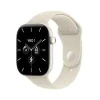 APPLE Watch S12 Cellular 42mm Pearl White Ceramic Case with Sand Sport Band - M/L mjgx4wf/a