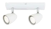 RABALUX Perico plafonjera GU10 2x5W bela