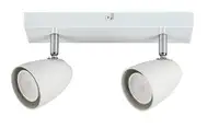 RABALUX Perico plafonjera GU10 2x5W bela