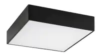 RABALUX Tartu,spoljna plafonska.,LED18W,crno,kvadratna