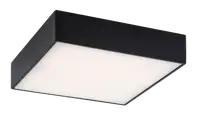 RABALUX Tartu,spoljna plafonska.,LED18W,crno,kvadratna