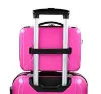 MOVOM ABS Beauty case roze-bela