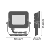 LEDVANCE LED reflektor Flood Compact 10W 4000k crn