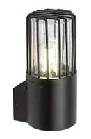 RABALUX Haren, spoljna zidna E27, crni aluminium, visina 21cm, precnik 9,5cm, IP54