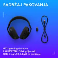 LOGITECH G321 Lightspeed Black