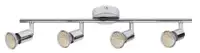 RABALUX Norton, hrom LED spot sa sijalicom 4xGU10 u paketu