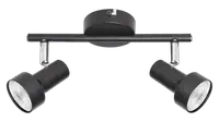 RABALUX Konrad spot, GU10 2X MAX 5W, crna