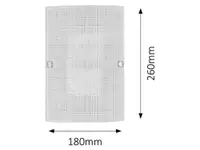 RABALUX Scottie zidna lampa E27 60W belo/hrom
