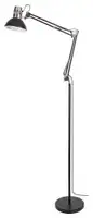 RABALUX Aristeo, podna lampa E27, metal mat crna/srebrna