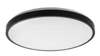 RABALUX Samira plafonjera 48W crna okrugla