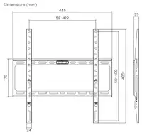 X STAND FIX 32-75