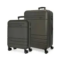 MOVOM GALAXY ABS Set kofera 2/1 sa 4 dupla tockica tamno siva