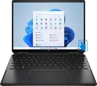 HP Spectre x360 Convertible 16-aa0010nn, Intel Core Ultra7 155H,32GB RAM(onboard),1TB NVMe TLC M.2 SSD, 16inch UWVA 2.8K OLED multitouch, Backlit, FP ,Win11Home,US,Nightfall black (A02H8EA)