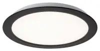 RABALUX Shaun2 plafonjera 18W 4000K crna okrugla