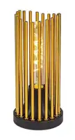 RABALUX Roxas, stona lampa 1xE27, metal crna/bakar sa tekstil kablom, visina 26cm