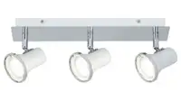 RABALUX Steve spotLEDGU10 3x4,5Ww.bulb,wh/chIP44