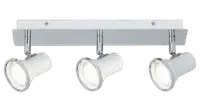 RABALUX Steve spotLEDGU10 3x4,5Ww.bulb,wh/chIP44