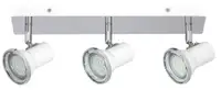 RABALUX Steve spotLEDGU10 3x4,5Ww.bulb,wh/chIP44