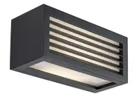 RABALUX Lublin, LED spoljna zidna, aluminium crna, 10W, 480lm, (bez dif. 1000lm), 4000K 2