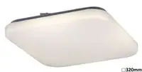RABALUX Rob plafonjera LED 32W 4000K bela cetvrtasta 32x32cm