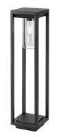 RABALUX Zernest, spoljna podna E27, visina 60cm, aluminium crna, IP54