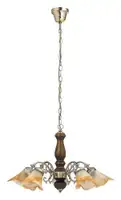 RABALUX Rustic3 luster E14 5x40W bronza
