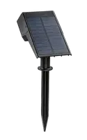 RABALUX Nantes, solarna ubodna, crna plastika, LED, 0,5W, 50lm, (bez dif. 250lm), 3000K