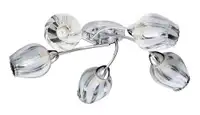 RABALUX Danila plafonska lampa E27, 5x60W, hrom