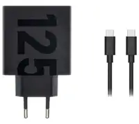 MOTOROLA 125W Turbo Power Adapter Black