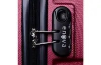 ENOVA CAPRI ABS Set kofera 3/1 Bordo