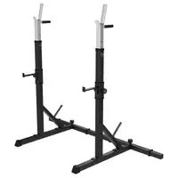 GORILLA SPORTS Podesivi stalak za cucnjeve i sipku + Rucke za propadanja