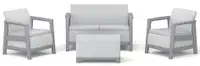 KETER Scandi linea II sa box stolom siva