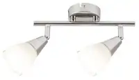 RABALUX Nicolette spot E14 2xMax40W hrom/belo