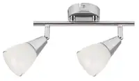 RABALUX Nicolette spot E14 2xMax40W hrom/belo