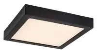 RABALUX Shaun2 plafonjera 24W 3000K crna cetvrtasta
