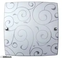 RABALUX Harmony lux plafonjera 300x300 E27 60Whrom/belo